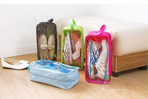 Travel Zipper Transparent Shoe Pouch/Bag