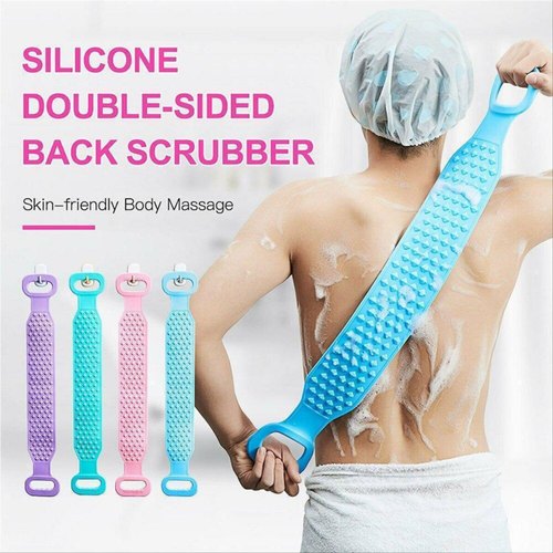 Silicone Body Bath Brush Scrubber Belt